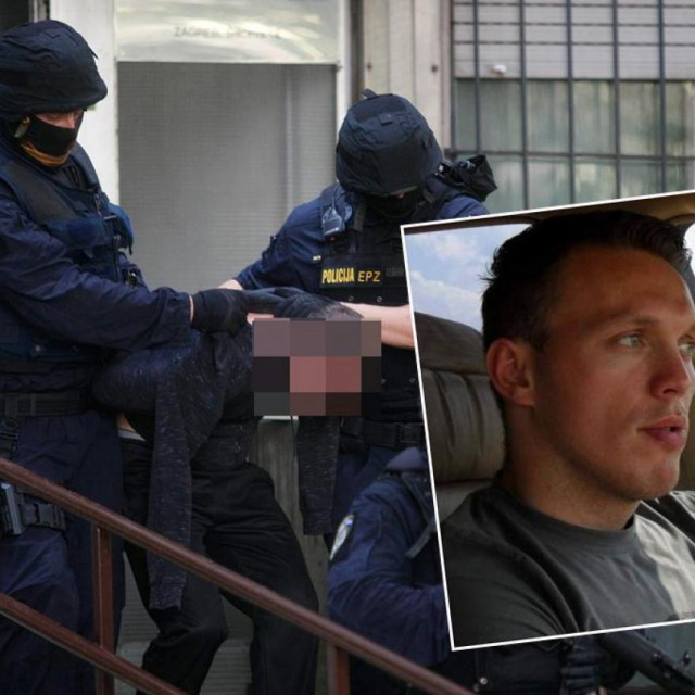 Ilustrativna fotografija uhićenja; Dino Muzaferović Cezar