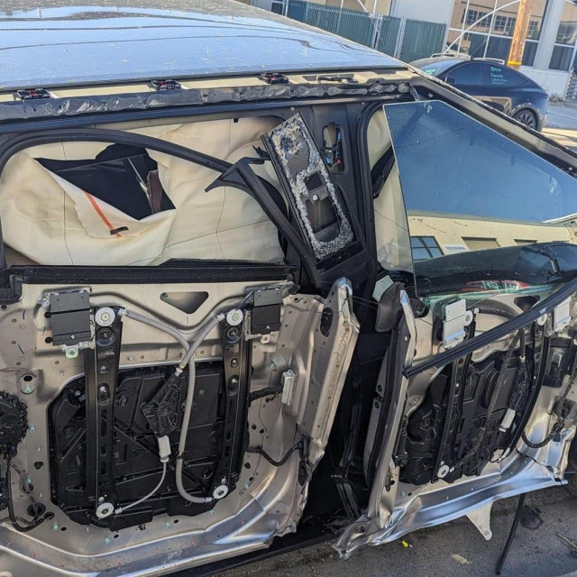 Tesla Cybertruck, nesreća