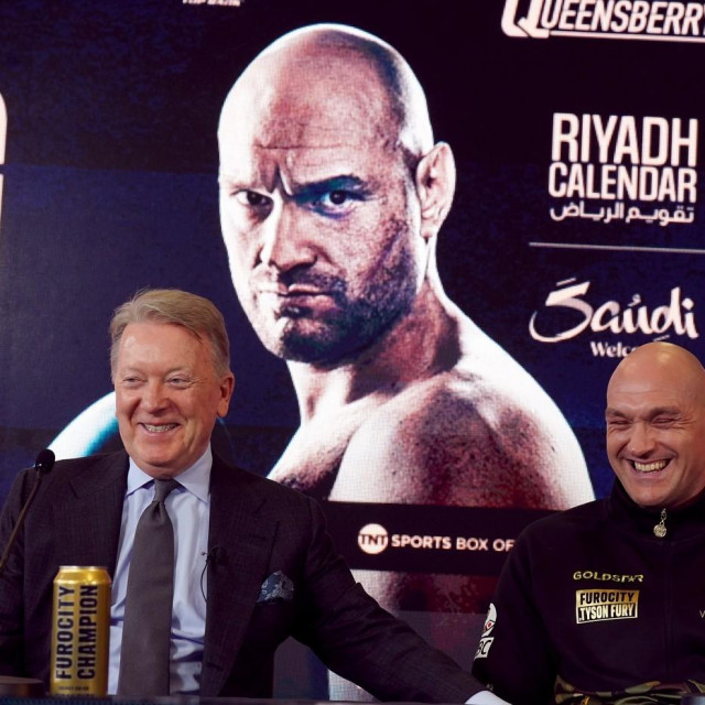 Frank Warren (lijevo) i Tyson Fury (desno)