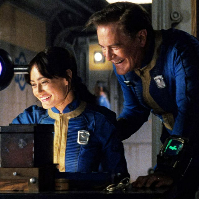 Ella Purnell i Kyle MacLachlan, Amazon Studios, Fallout (2024)