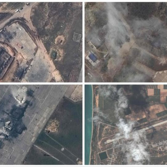 Satelitske snimke zračne baze Belbek