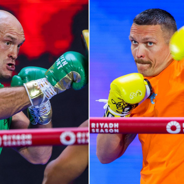 Tyson Fury i Oleksandr Usyk 