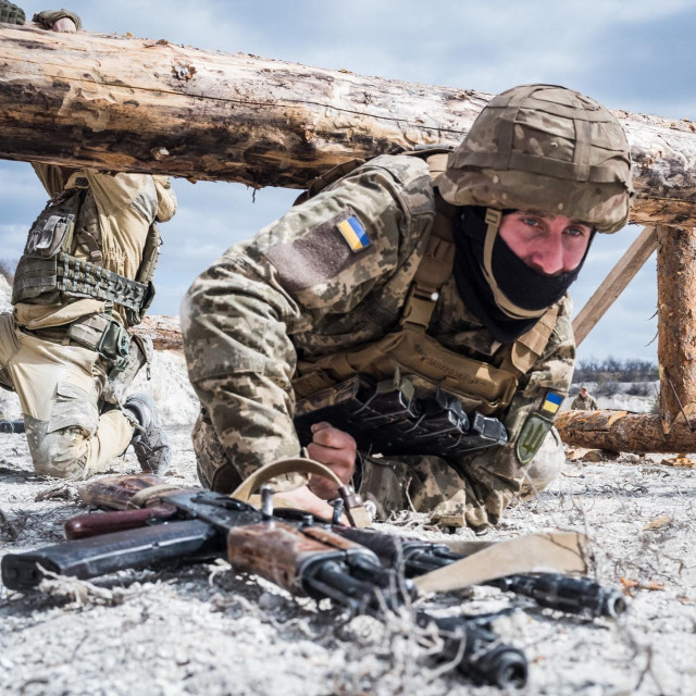Obuka ukrajinskih vojnika