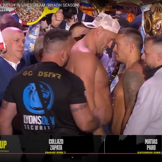 Fury vs Usyk vaganje