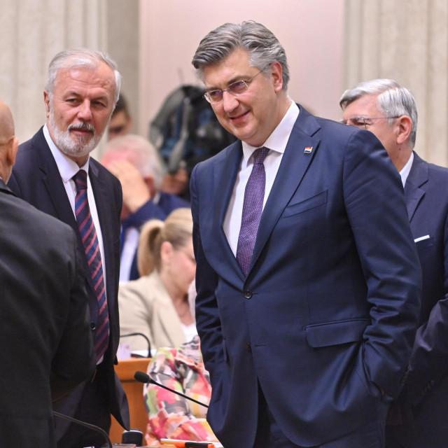 Andrej Plenković s Antom Sanaderom