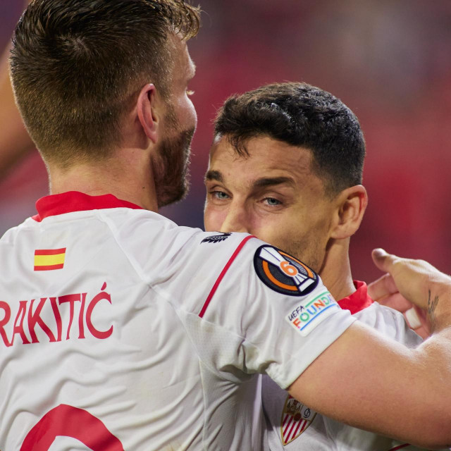 Navas s još jednim bivšim kapetanom Ivanom Rakitićem