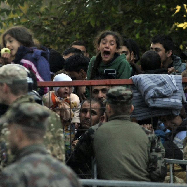 Privremeni kamp u Brežicama, ilustracija