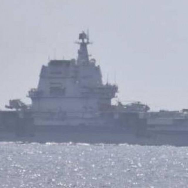 Ilustracija, kineski nosač zrakoplova Shandong