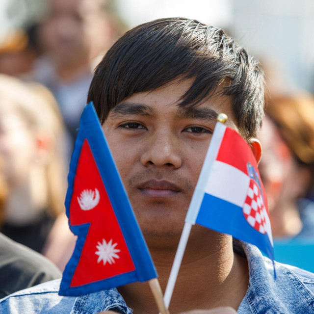 Nepalski radnik u Osijeku