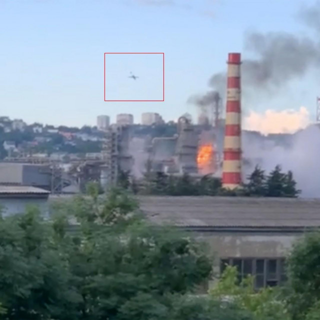Udar dronom na rafineriju Tuapse