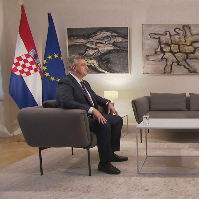 Andrej Plenković u Dnevniku Nove TV