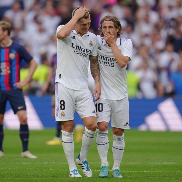 Toni Kroos i Luka Modrić