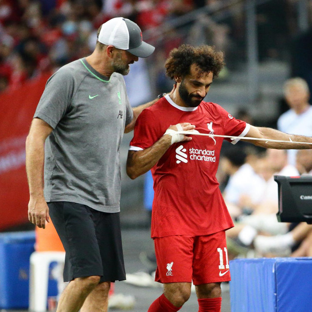 Jürgen Klopp i Mohamed Salah