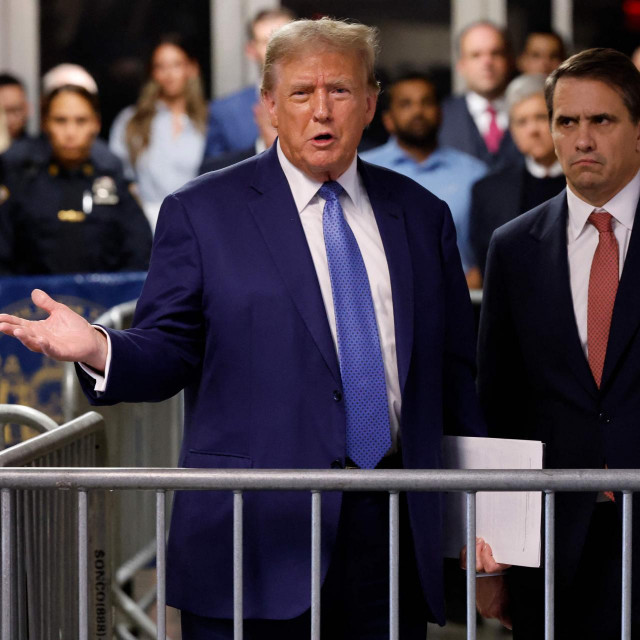 Donald Trump s odvjetnikom Toddom Blancheom