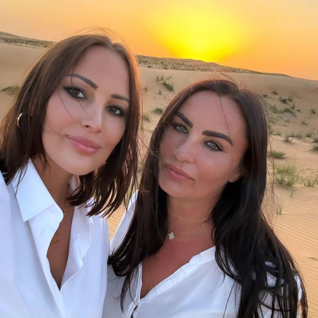 Aleksandra Prijović s mamom Borkom