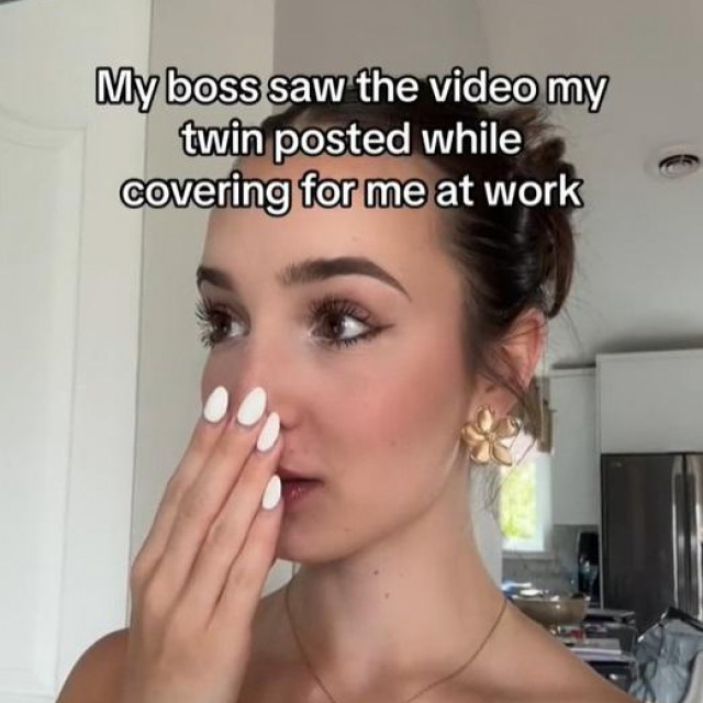 Poznata influencerica angažirala je sestru blizankinju da ju zamjeni na poslu