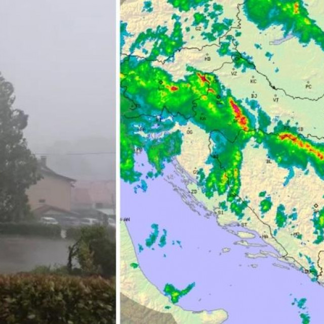 Nevrijeme zahvatilo Hrvatsku