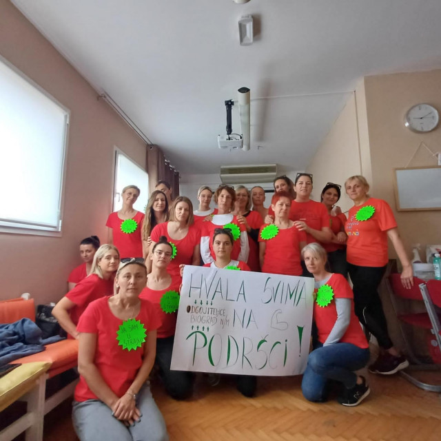 Osoblje vrtića u Biogradu na moru koje štrajka