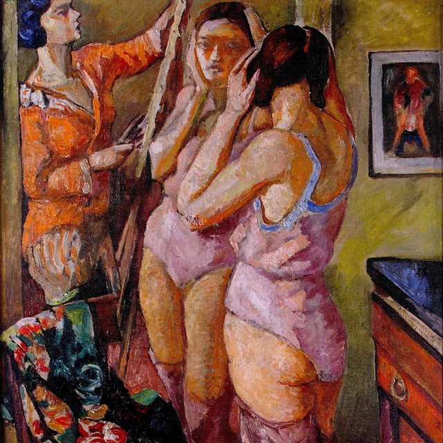 Model ispred ogledala, Mela Muter.