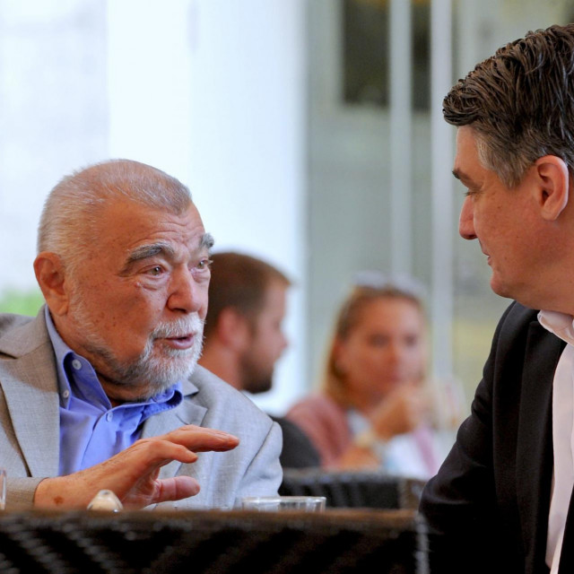 Stjepan Mesić i Zoran Milanović 