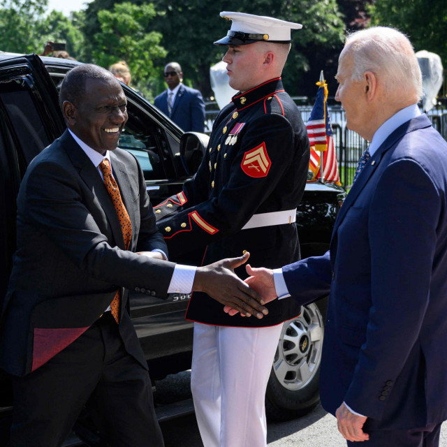 Joe Biden i William Ruto 
