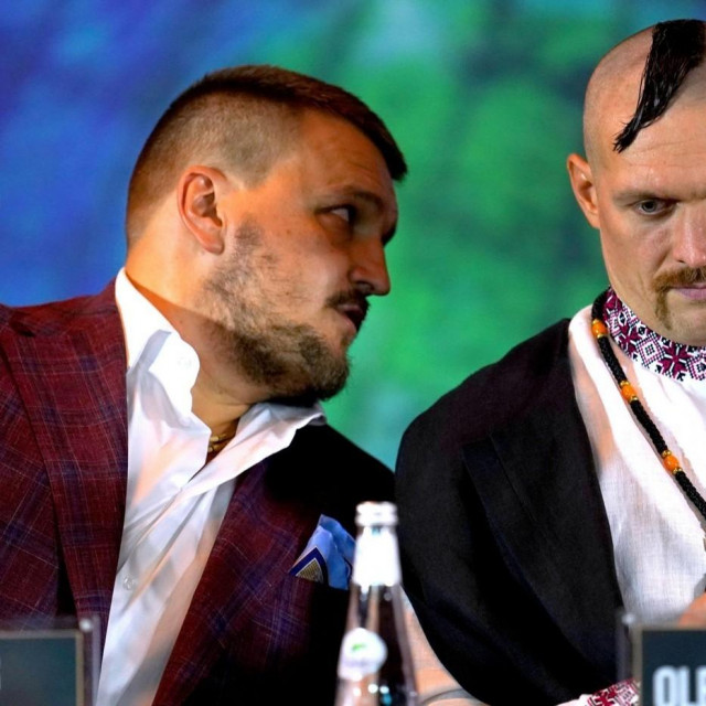 Alex Krassyuk (lijevo) i Oleksandr Usyk (desno)