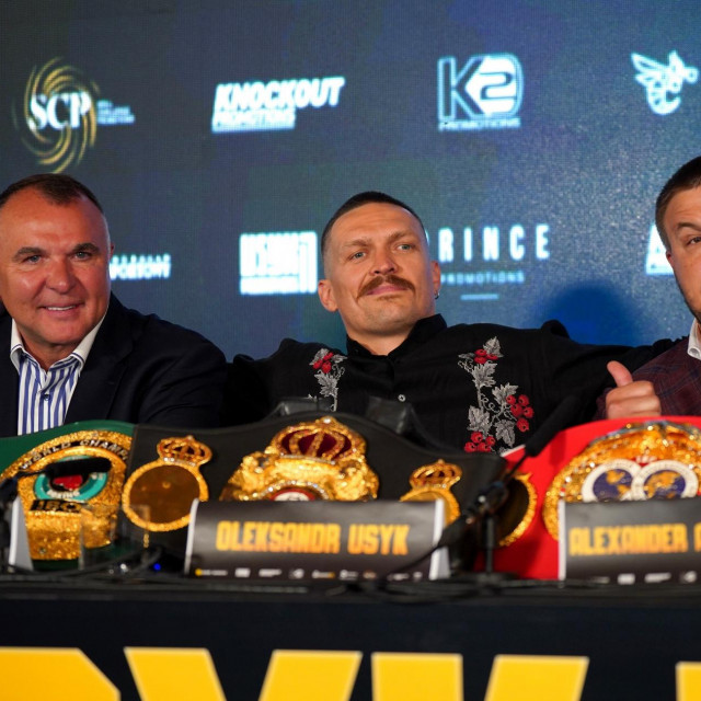Egis Klimas, Oleksandr Usyk i Alex Krassyuk