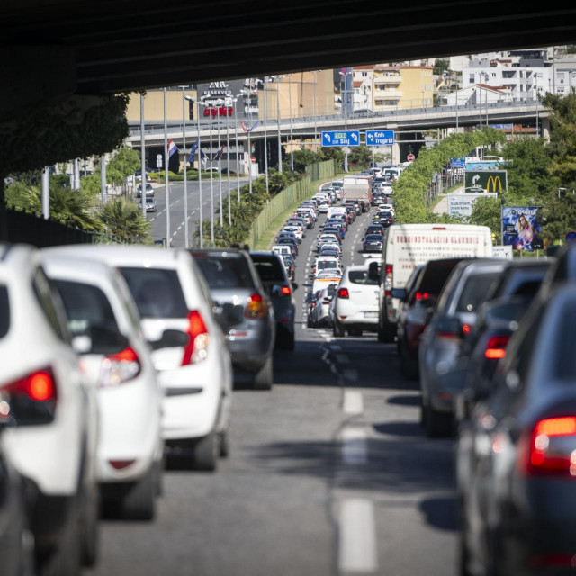 Prometna guzva, ilustracija