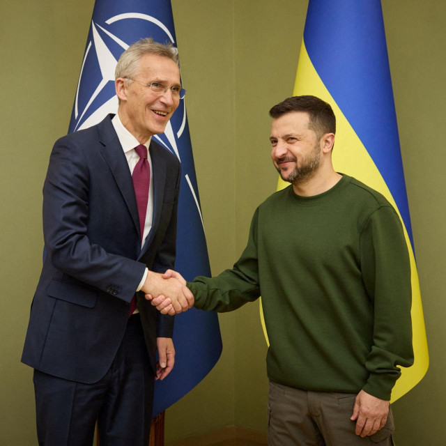 Volodimir Zelenski i Jens Stoltenberg