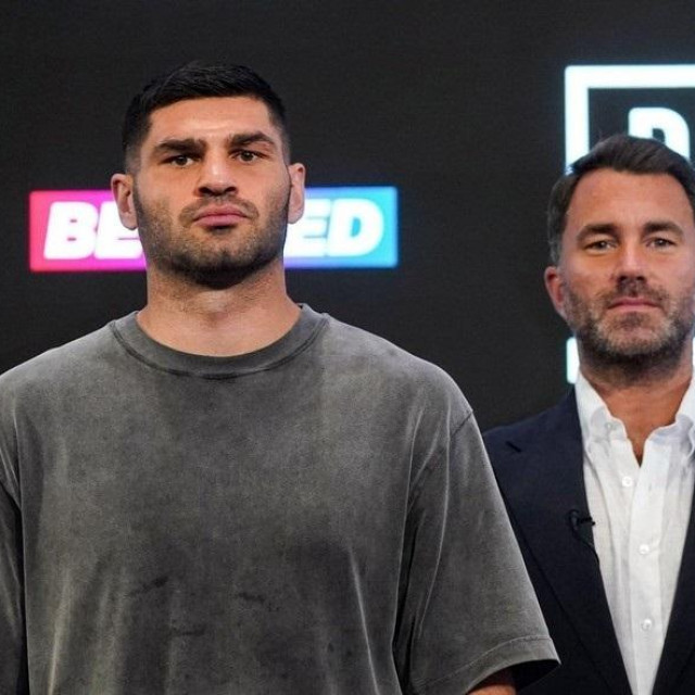 Filip Hrgović i Eddie Hearn