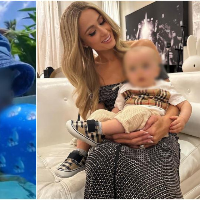 Paris Hilton i njen sinčić