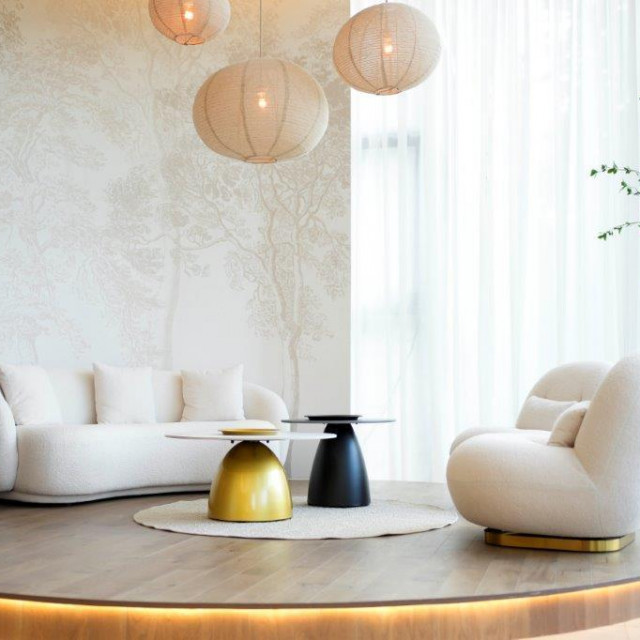 U uređenju prevladavaju svijetle nijanse