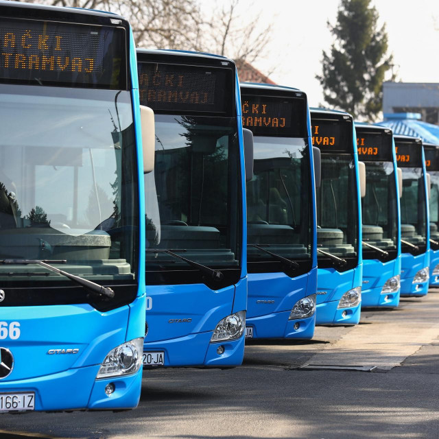 ZET autobusi (ilustracija)