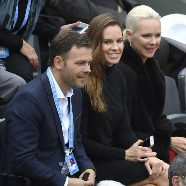 Siniša Mali i Hilary Swank