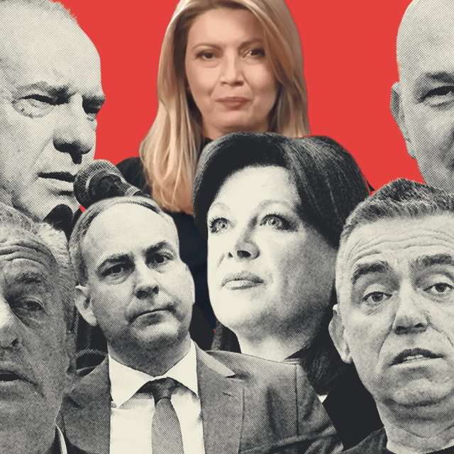 Slijeva nadesno: Željko Kekić, Josip Jurčević, Stjepo Bartulica, Ariana Kekić, Karolina Vidović Krišto, Stipo Mlinarić Ćipe, Mislav Kolakušić, Ivan Vilibor Sinčić, Marin Miletića