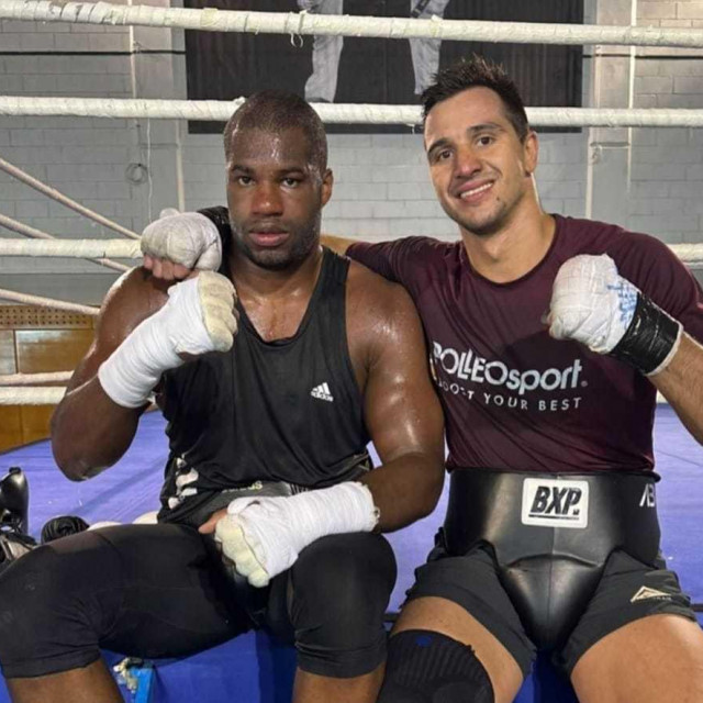 Daniel Dubois (lijevo) i Marko Milun (desno)