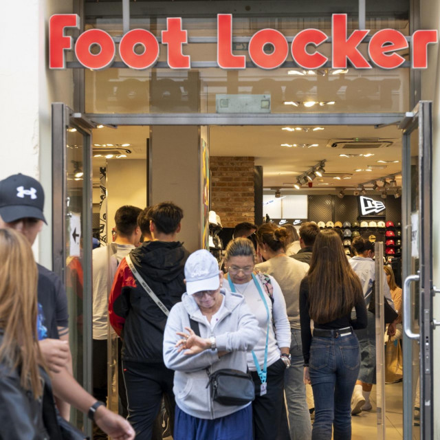 Foot Locker trgovina,ilustracija