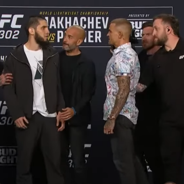 Islam Makhachev i Dustin Poirier