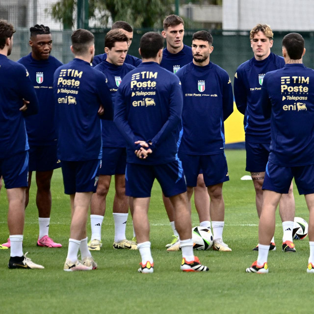 Luciano Spalletti i igrači Italije