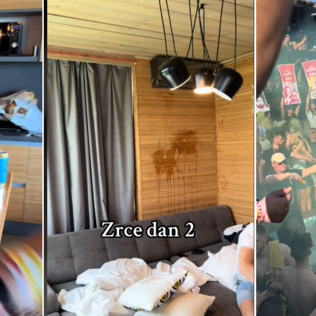Kaos u apartmanu na Zrću
