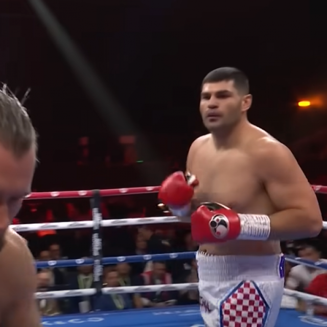 Mark De Mori (lijevo) i Filip Hrgović (desno)