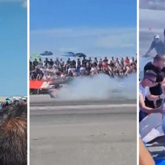 Autom se zabio u publiku