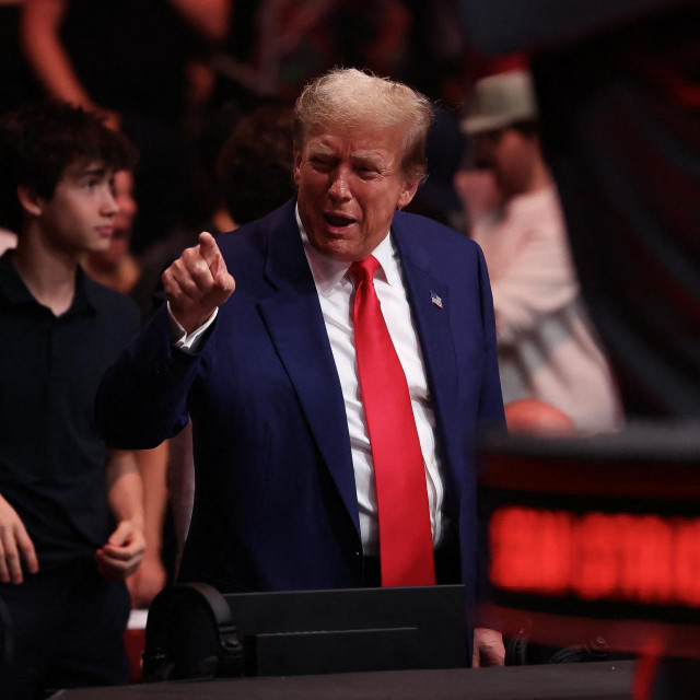 Donald Trump na UFC 302