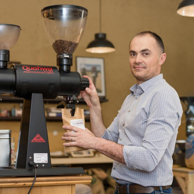 Robert Pudić, vlasnik pržionice kave Quahwa