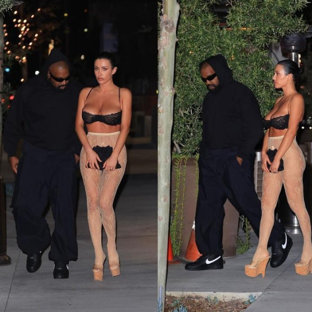 Bianca Censori i Kanye West