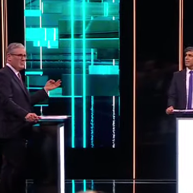 Starmer i Sunak na debati
