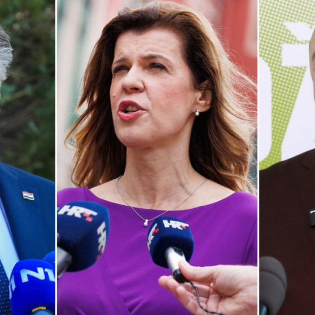 Andrej Plenković; Biljana Borzan; Gordan Bosanac