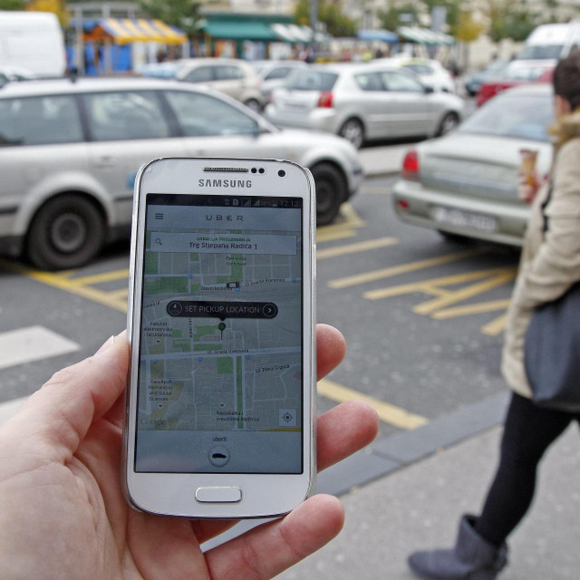 Usluga taxi prijevoza putem aplikacije