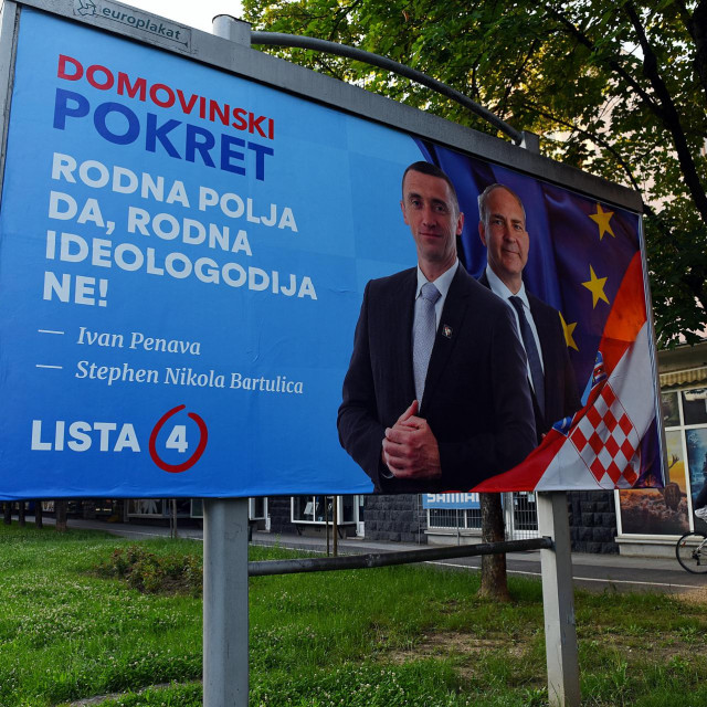 Pravopisna pogreška na predizbornom plakatu Domovinskog pokreta