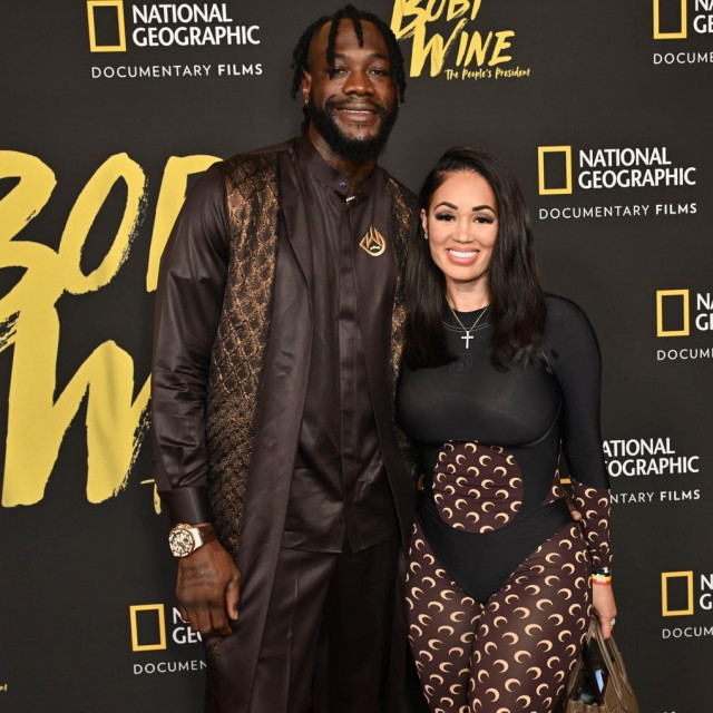 Deontay Wilder and Telli Swift
 
